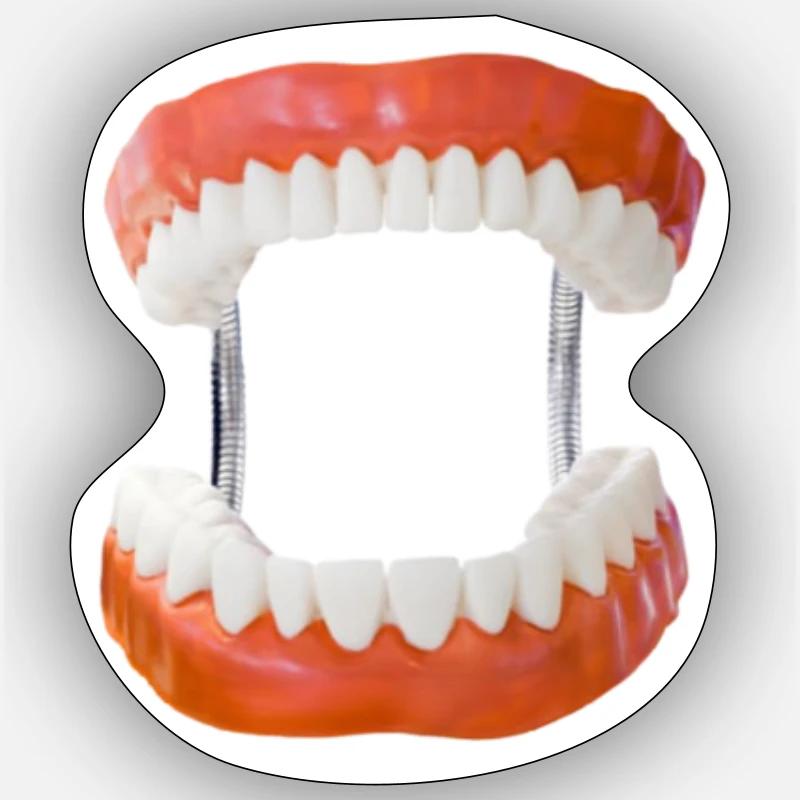 Dentures Sticker size S (10 x 10 cm)