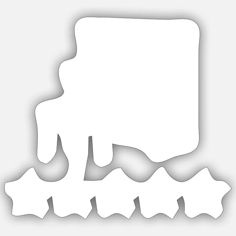 Sticker Größe S (10 x 10 cm) - 