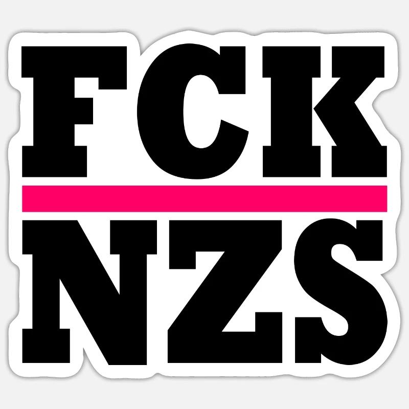 FCK NZS Sticker size S (10 x 10 cm)