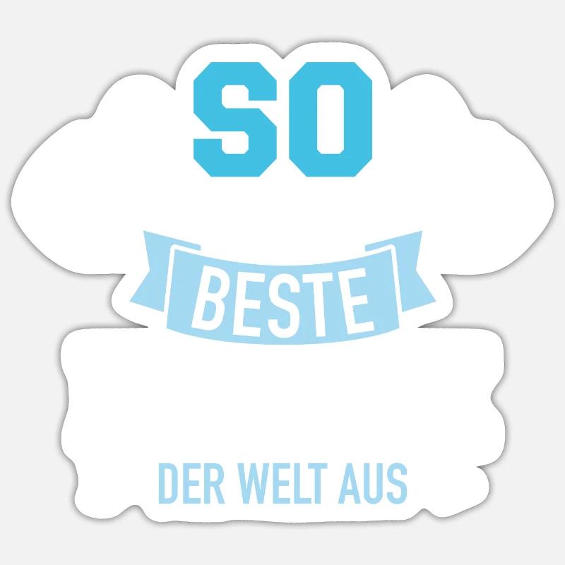 Neffe - Sticker Größe S (10 x 10 cm) - Mattweiß
