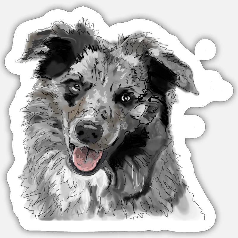 Australian Shepherd Sticker size S (10 x 10 cm)