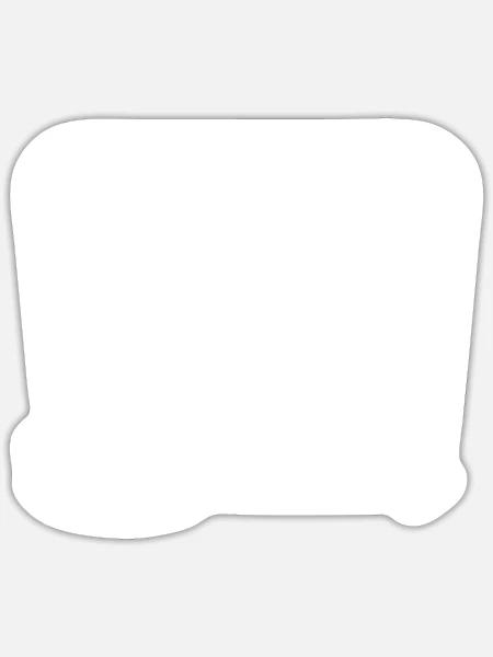 RICHTER GERICHTSSAAL URTEIL - Sticker Größe S (10 x 10 cm) - Mattweiß