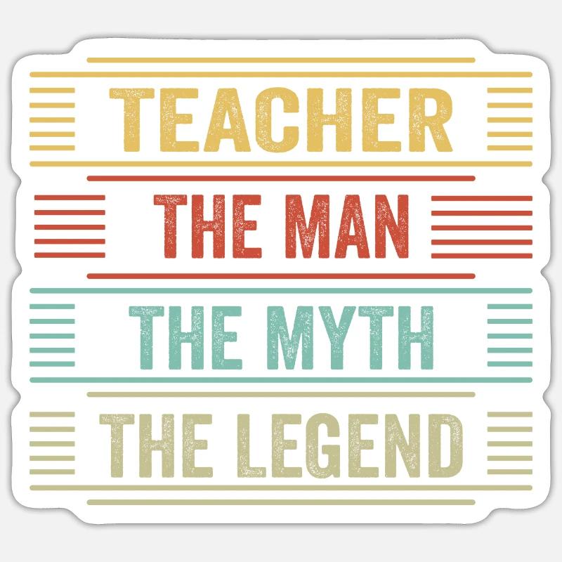 Lehrerausbildung - Sticker Größe S (10 x 10 cm) - Mattweiß