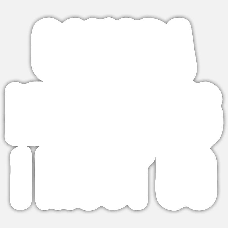 Kanada ruft ich muss gehen - Sticker Größe S (10 x 10 cm) - Mattweiß