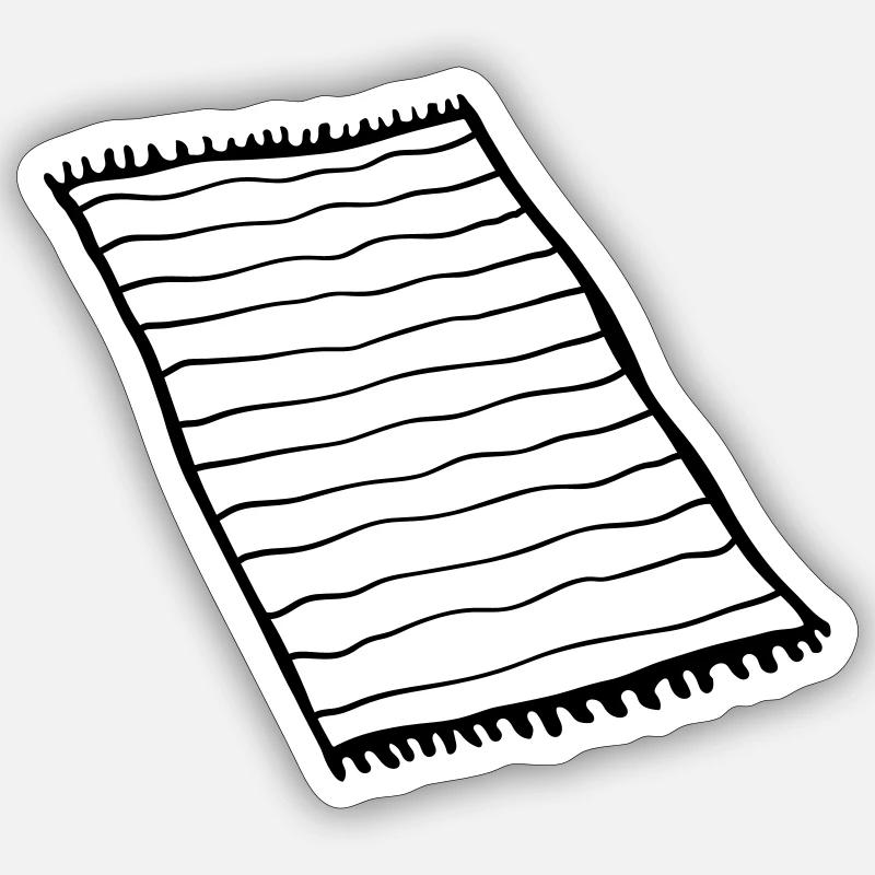 Tapis Cool Design Sticker taille S (10 x 10 cm)