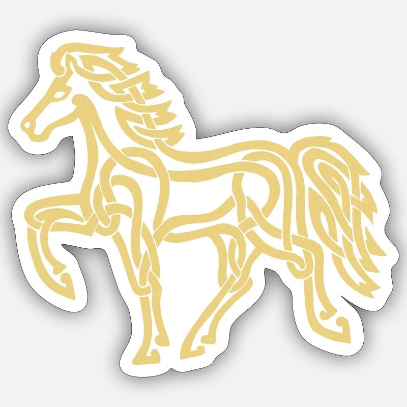 Celtic Tölter Sticker Größe S (10 x 10 cm)