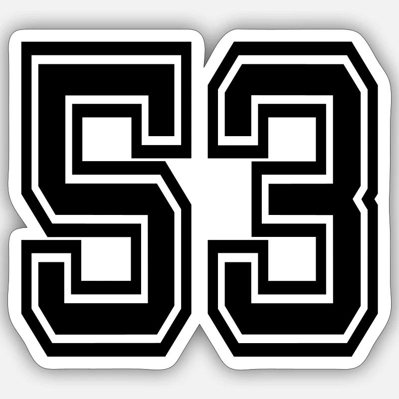 Rize 53 - Sticker taille S (10 x 10 cm) - blanc mat