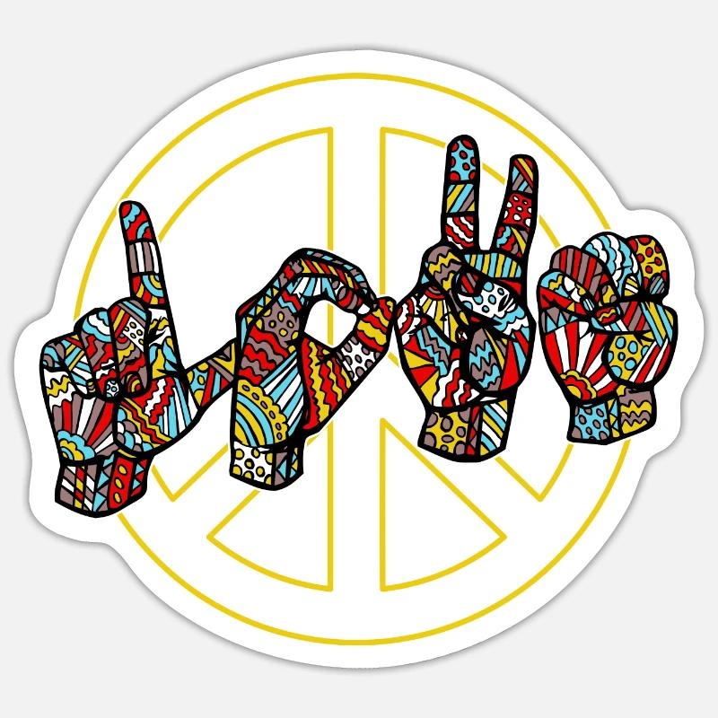 Sticker Größe S (10 x 10 cm) - 
