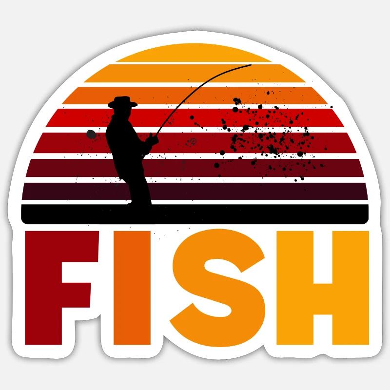 FISH Sticker Größe S (10 x 10 cm)