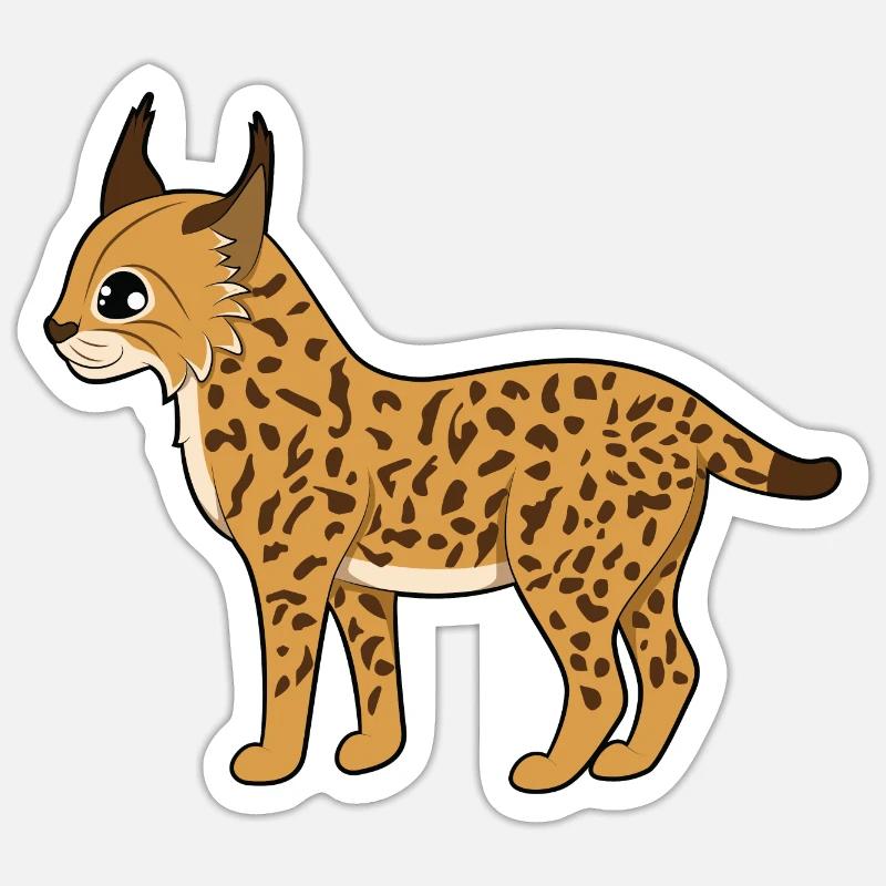 Lynx Sticker size S (10 x 10 cm)