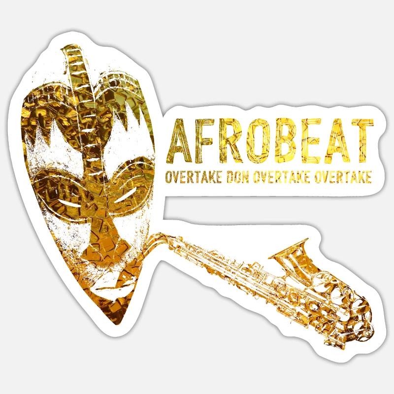 Afrobeat - Sticker size S (10 x 10 cm) - white matte