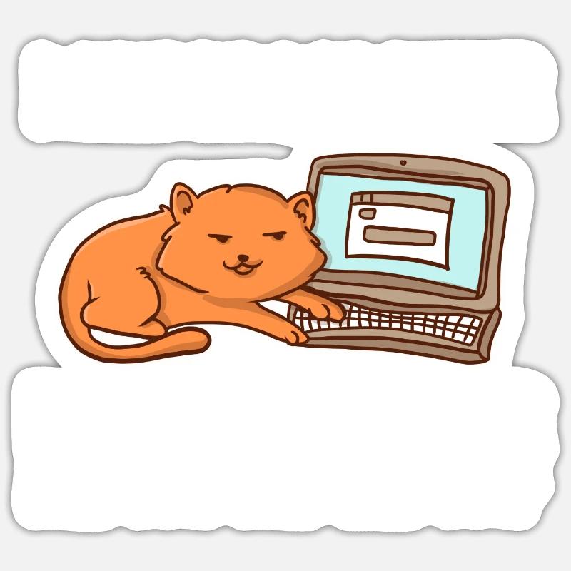 Programmierer-Chat-Humor für Coder und Sticker Größe S (10 x 10 cm)
