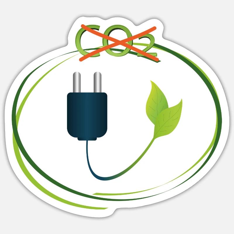 Without CO2 Sticker size S (10 x 10 cm)