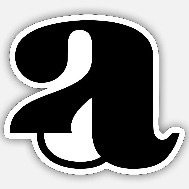 A - Sticker size S (10 x 10 cm) - white matte