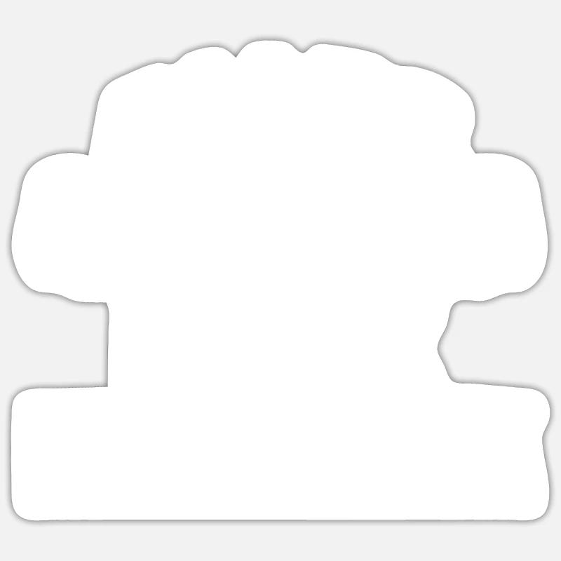Alles wird gut Maik ist jetzt da - Sticker Größe S (10 x 10 cm) - Mattweiß