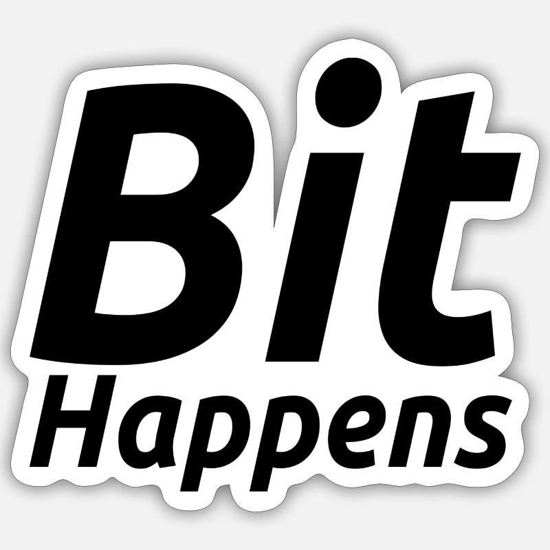 Bit passiert Sticker Größe S (10 x 10 cm)