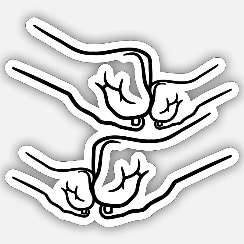 Sticker Größe S (10 x 10 cm) - 