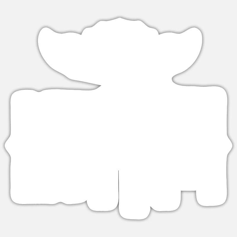 Liam - Sticker size S (10 x 10 cm) - white matte