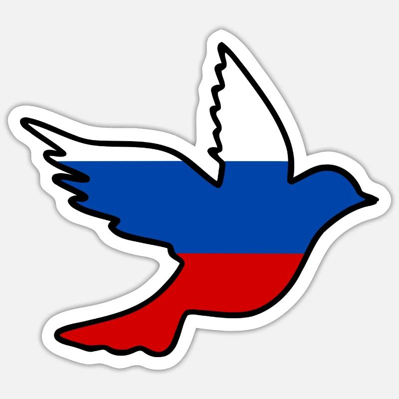 russie Sticker taille S (10 x 10 cm)