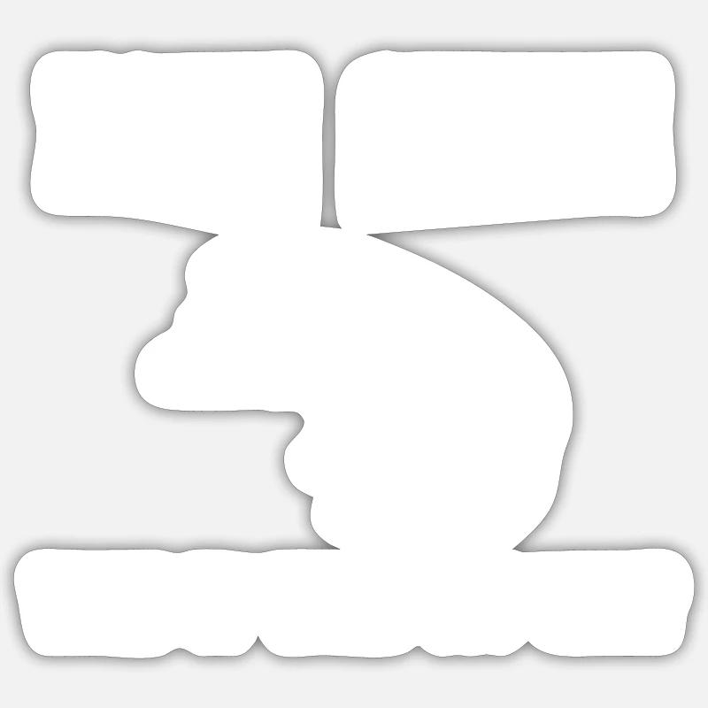 Sticker Größe S (10 x 10 cm) - 