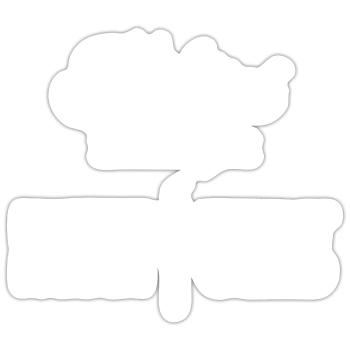 Türkisch für Anfänger Brotgeld ekmek parasi - Sticker Größe S (10 x 10 cm) - Mattweiß - Vorne