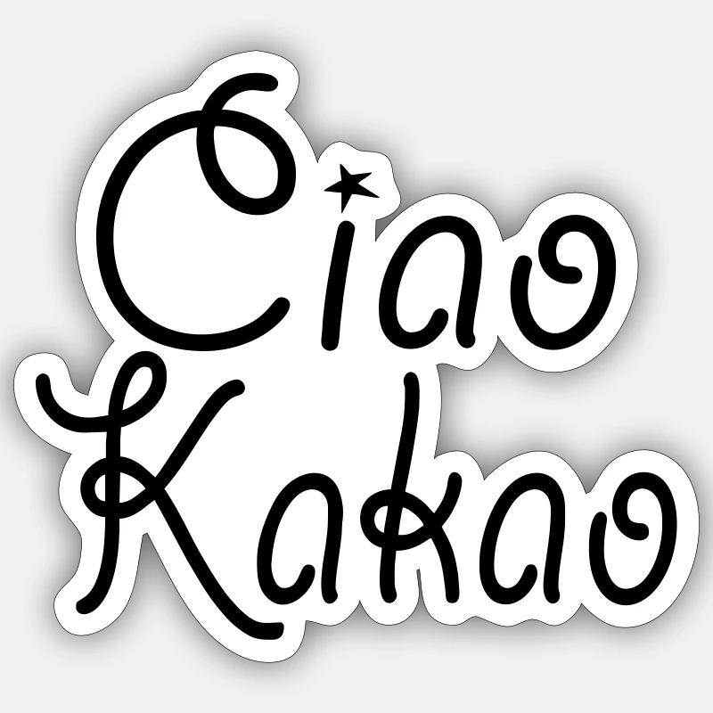 Cacao Ciao Sticker taille S (10 x 10 cm)
