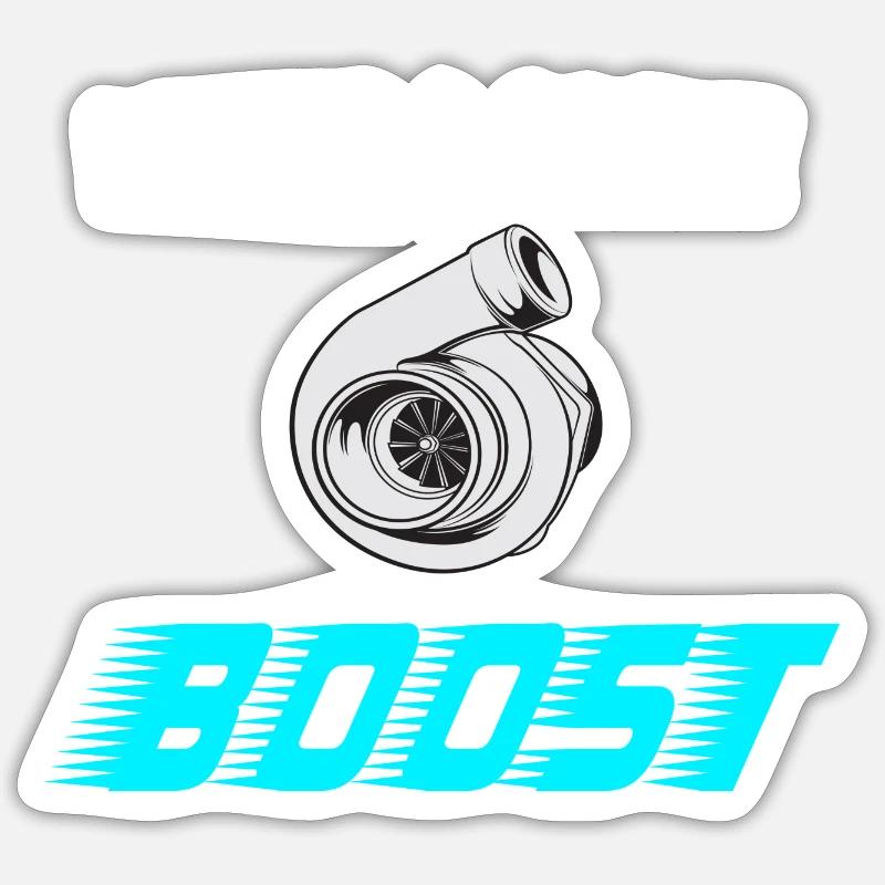 Need more Boost Sticker Größe S (10 x 10 cm)