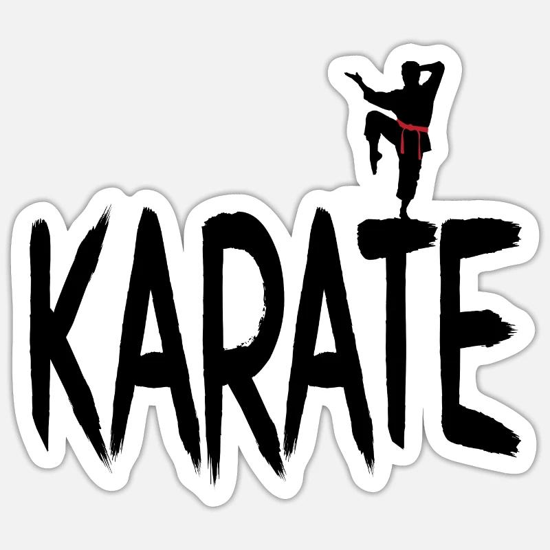 karate Sticker size S (10 x 10 cm)