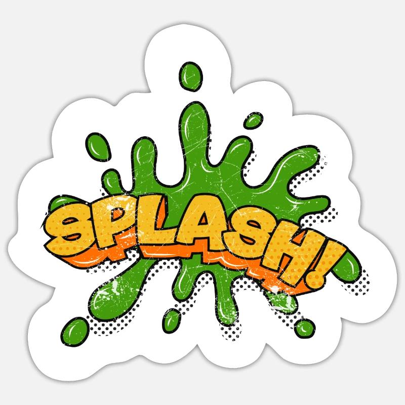 COMIC COMICSTYLE CARTOON SPLASH COMICS UPS MOTIFS Sticker size S (10 x 10 cm)