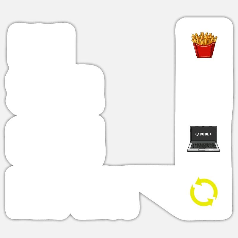 Programmeur Programmation Ordinateur Développeur Pc Sticker taille S (10 x 10 cm)