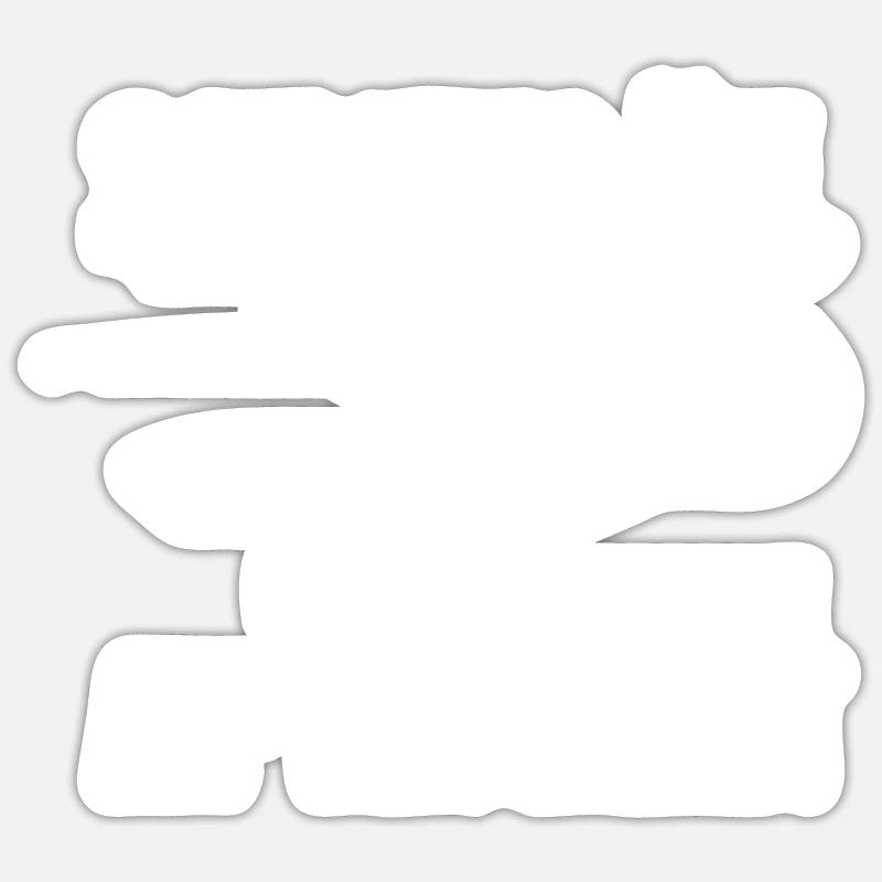 Schatz? Äh, Ich bin auf der Arbeit RC Car Modellb - Sticker Größe S (10 x 10 cm) - Mattweiß