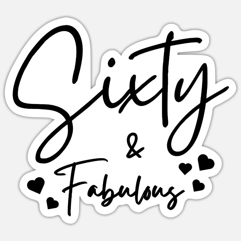 fabelhaft - Sticker Größe S (10 x 10 cm) - Mattweiß