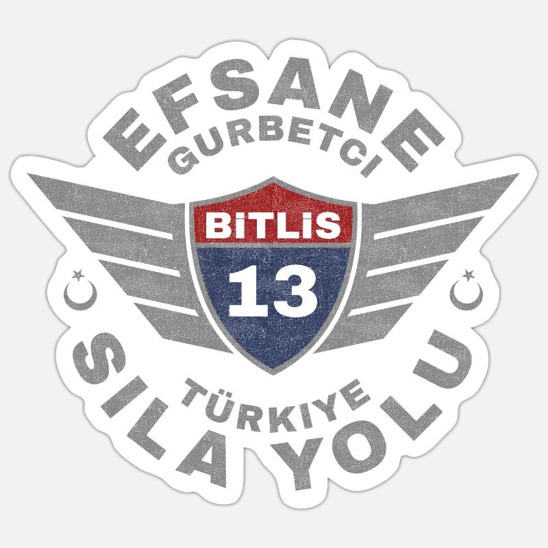 Bitlis - Sticker size S (10 x 10 cm) - white matte