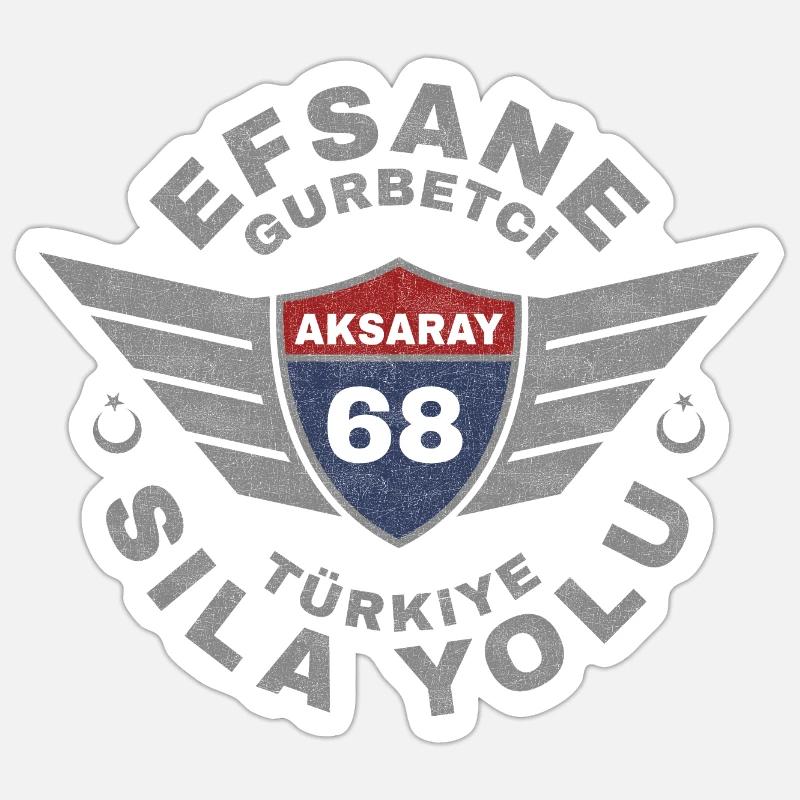 Aksaray - Sticker size S (10 x 10 cm) - white matte