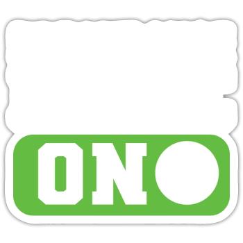 Breakdance mode turned on Artist Gift - Sticker size S (10 x 10 cm) - white matte - Front