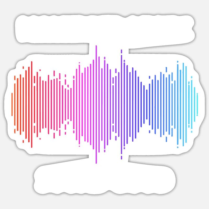 Tontechniker Sound Audio Engineer - Sticker Größe S (10 x 10 cm) - Mattweiß