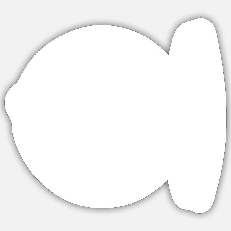 sailor the son - Sticker size S (10 x 10 cm) - white matte
