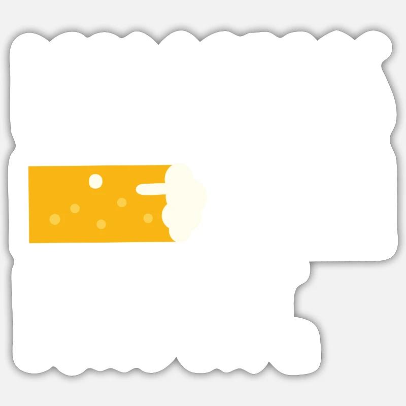 Bierschiss loading Sticker Größe S (10 x 10 cm)