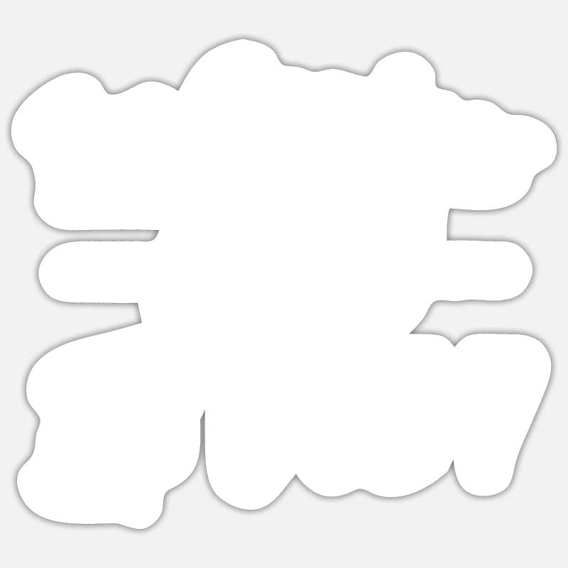 Les Copines c'est La Vie - Sticker taille S (10 x 10 cm) - blanc mat