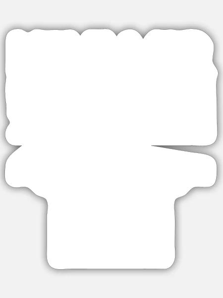 Freundlich lustiger Spruch Geschenk Design nervig - Sticker Größe S (10 x 10 cm) - Mattweiß