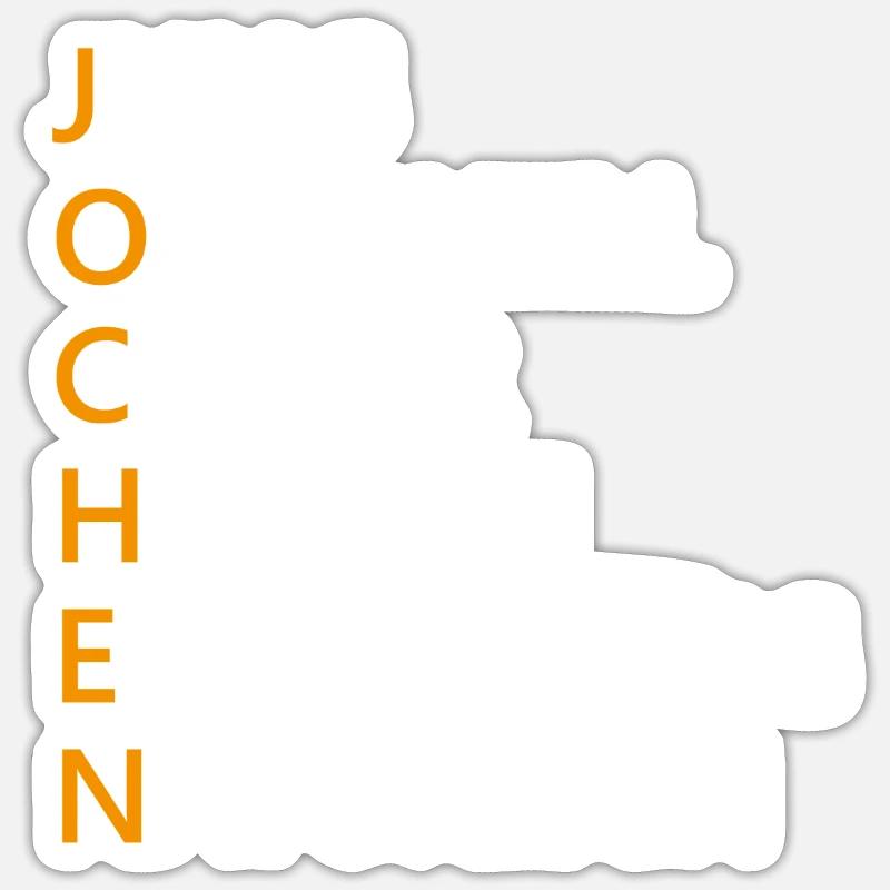 Jochen Name Geschenk Sticker Größe S (10 x 10 cm)