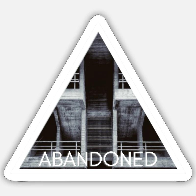 Abandon Sticker size S (10 x 10 cm)