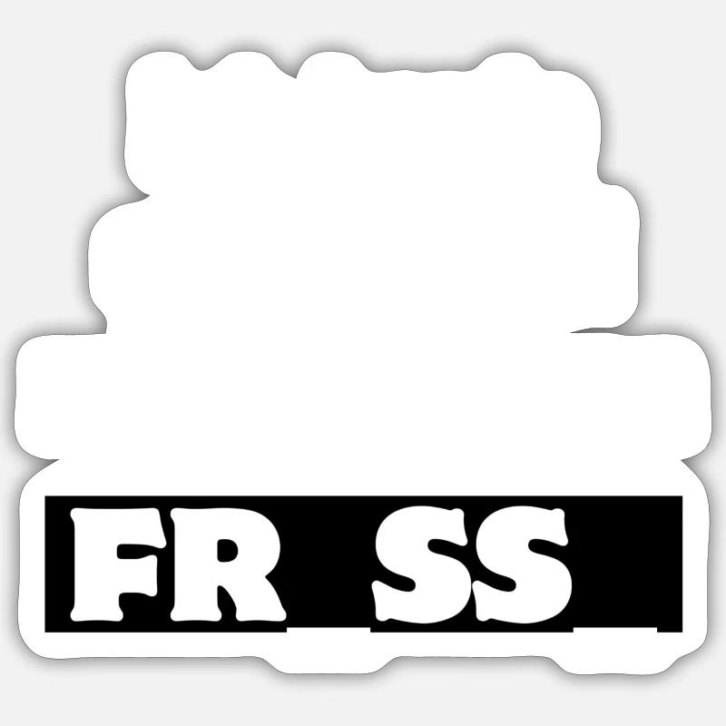 Ich kaufe ein E Großbuchstaben-Design Sticker Größe S (10 x 10 cm)