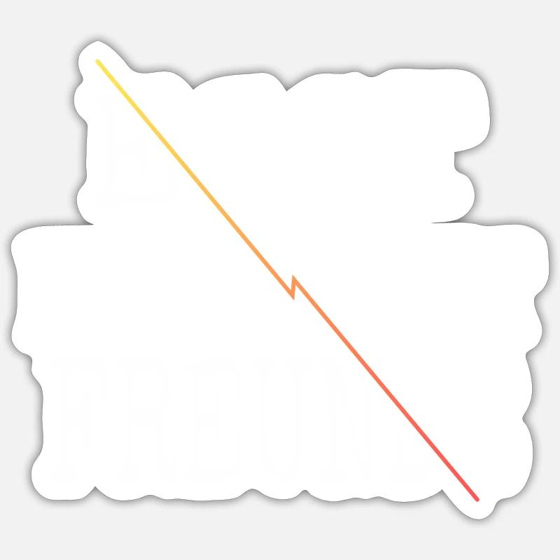 vegan fleischloses essen geburtstagsgeschenkidee Sticker Größe S (10 x 10 cm)