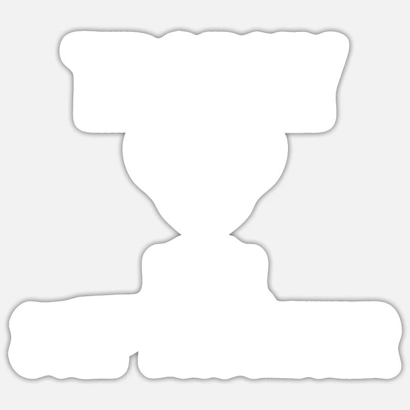Trophy Step Daughter - Sticker size S (10 x 10 cm) - white matte