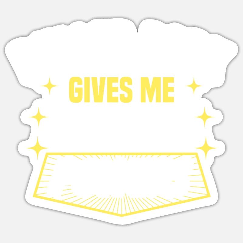 Pulled Pork Gives Me Teacher Powers Funny Sticker Größe S (10 x 10 cm)