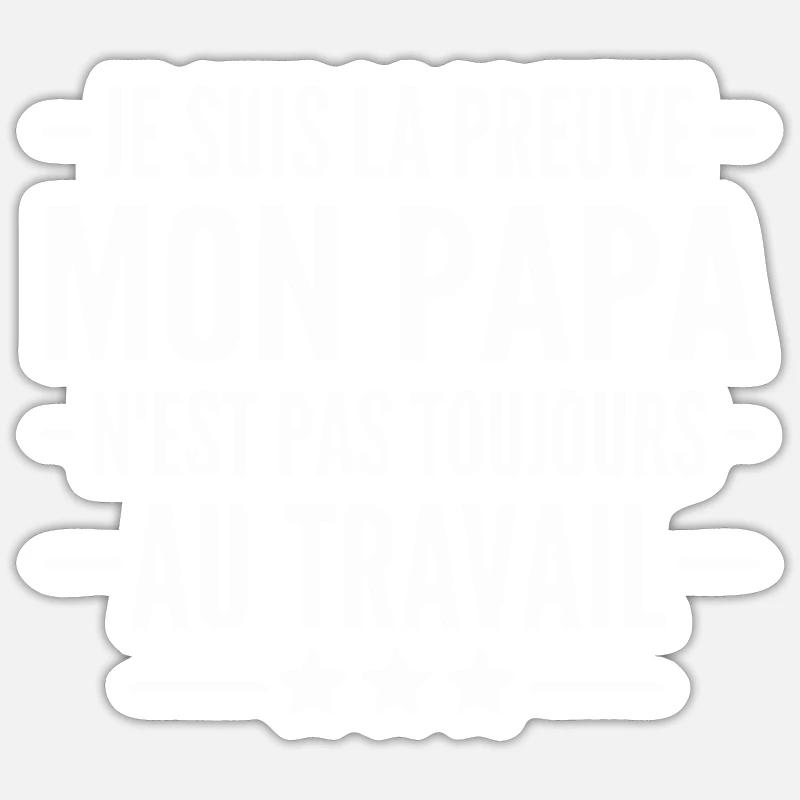 expression bébé / humour bébé Sticker taille S (10 x 10 cm)