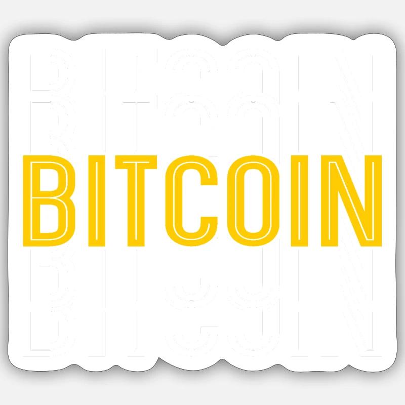 Bitcoin Bitcoin! Sticker size S (10 x 10 cm)