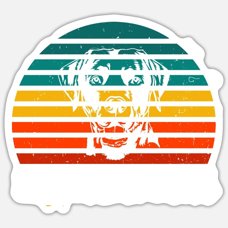 Retriever - Sticker size S (10 x 10 cm) - white matte