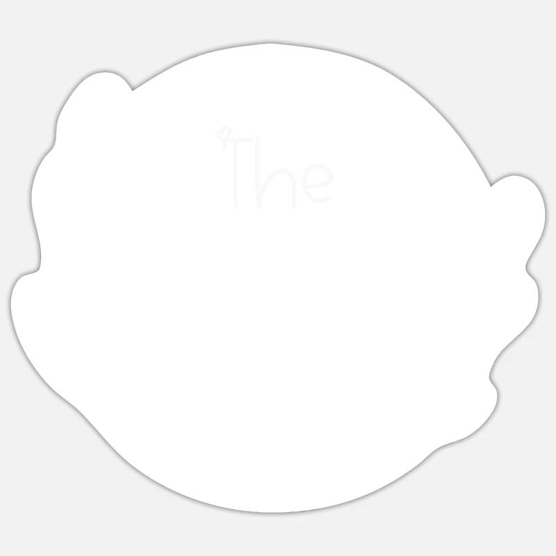 The Bride - Sticker size S (10 x 10 cm) - white matte